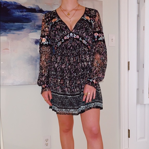 free people cherry blossom mini dress Free People Women's Cherry Blossom Mini Dress